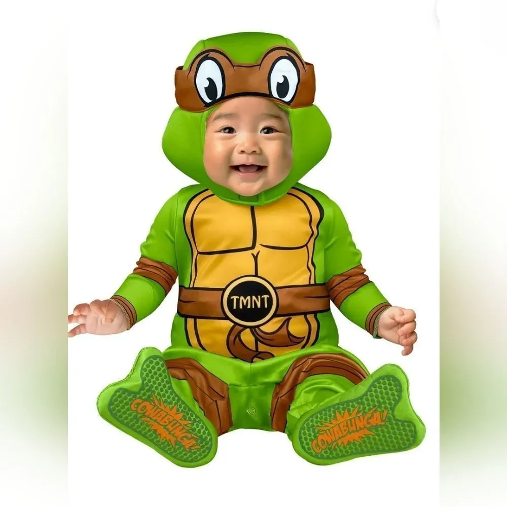Teenage Mutant Ninja Turtles 4-in-1 Halloween Costumes for Infant, 12-18M, Nwt